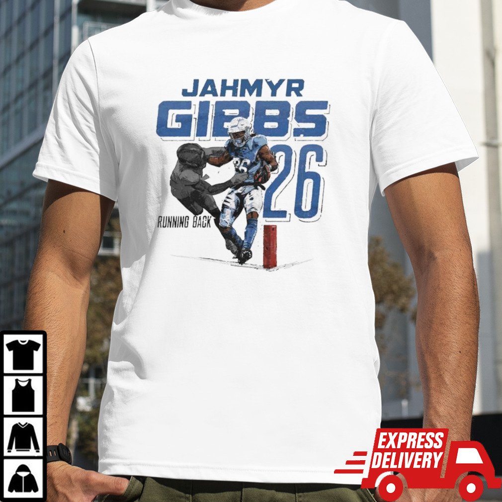 Jahmyr Gibbs Detroit Lions stiff arm vintage shirt