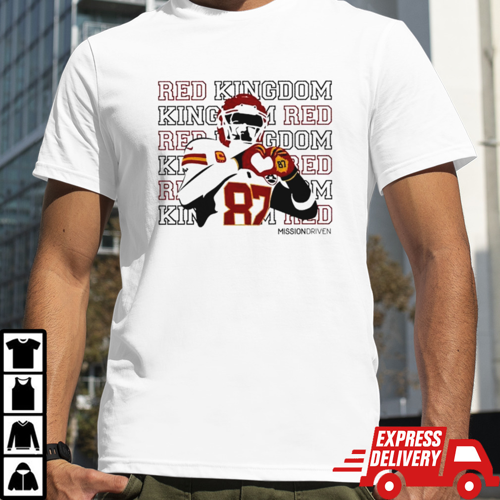 Jason Kelce red kingdom love Taylor shirt