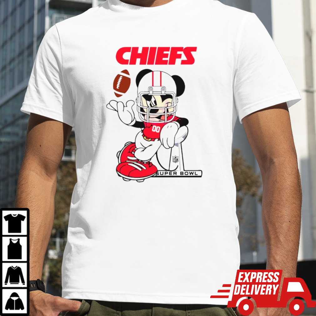 Kansas City Chiefs Mickey Mouse Super Bowl shirt