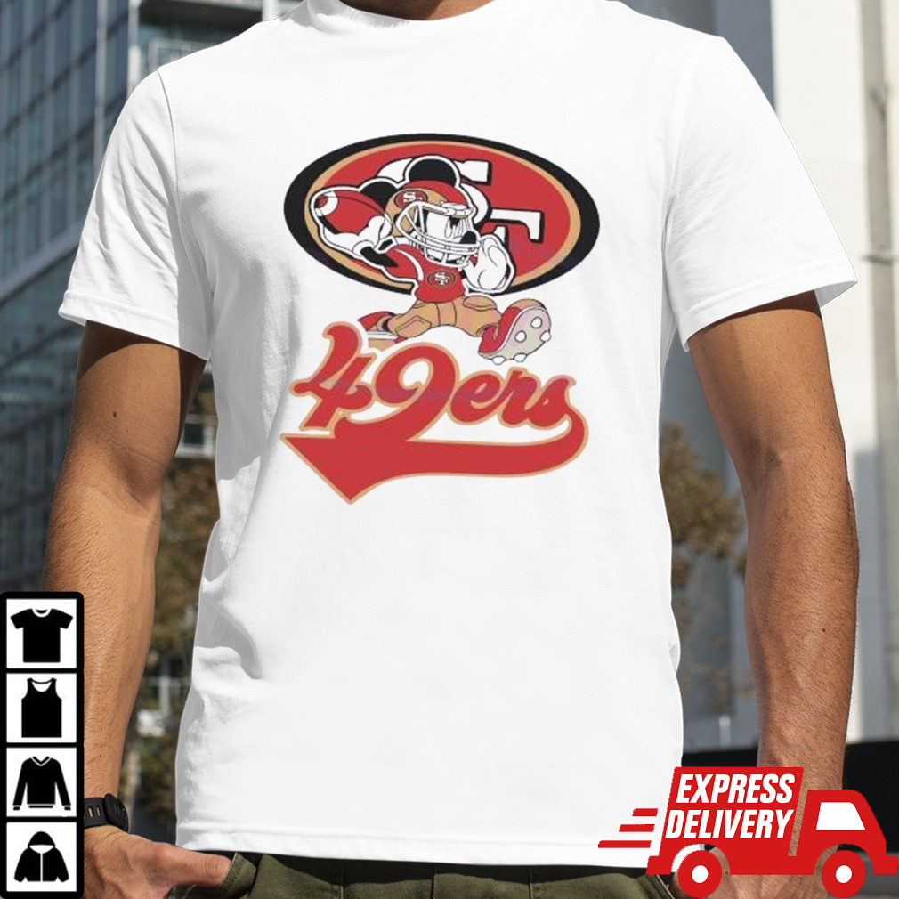 Mickey Mouse Player San Francisco 49ers 2024 Shirt