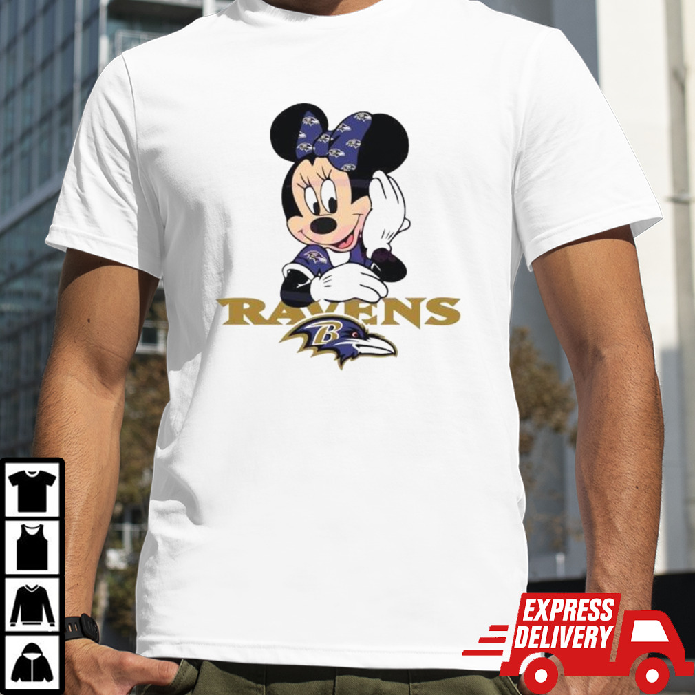 Minnie Mouse Baltimore Ravens Football 2024 shirt