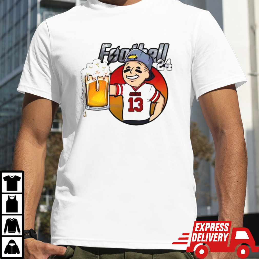 San Francisco 49ers beer fallout football 24 shirt