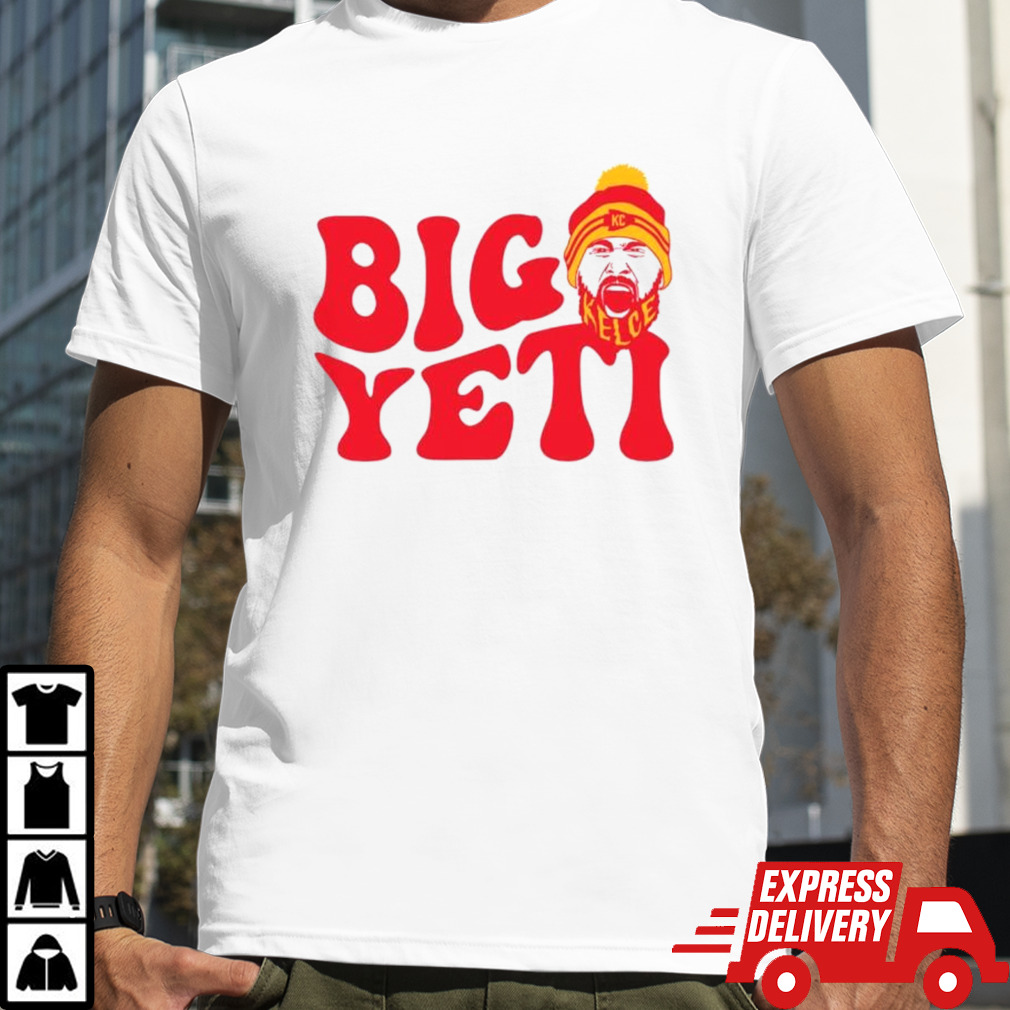 Travis Kelce Kansas City Chiefs football Big Yeti shirt