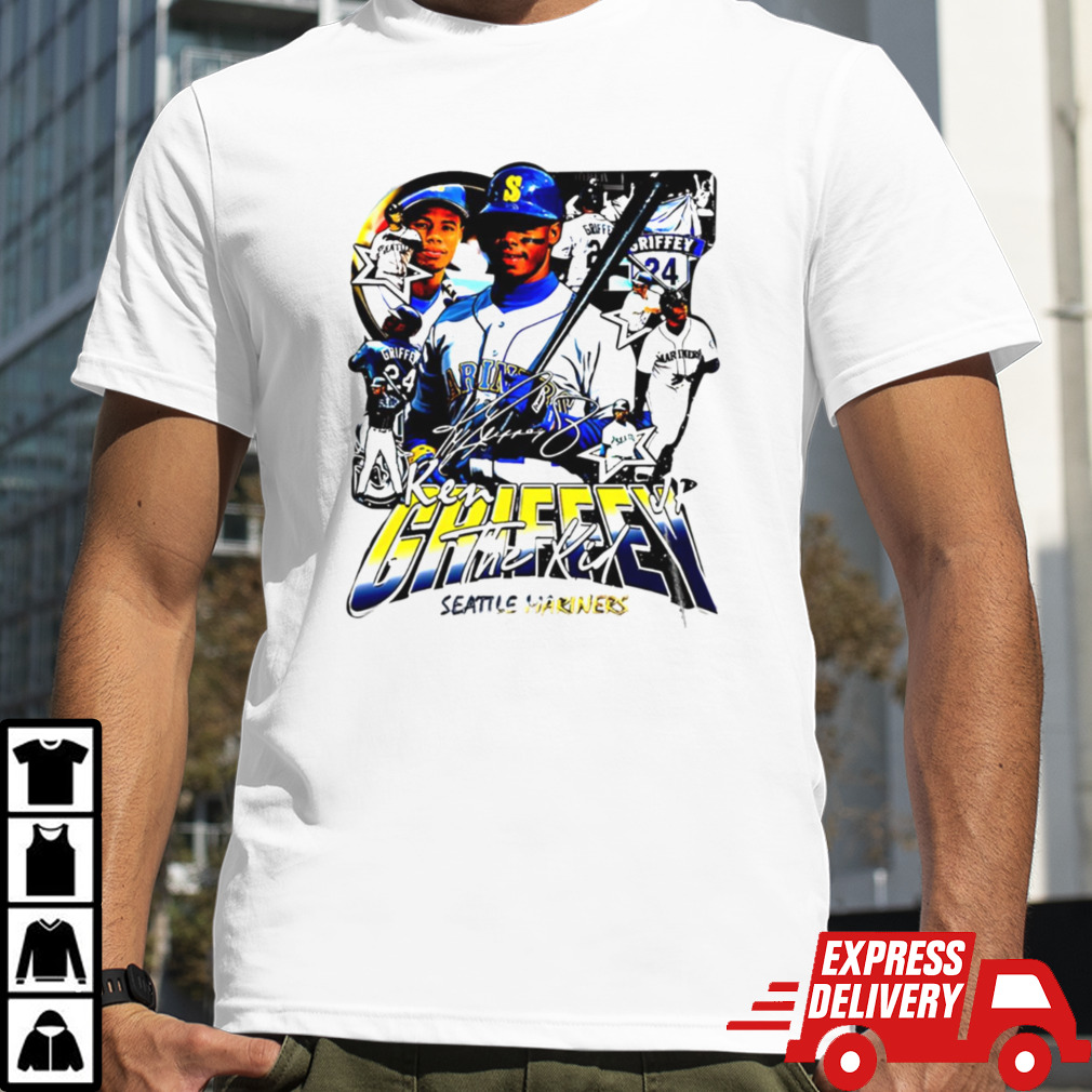 Vintage 90s Graphic Style Ken Griffey Jr Art shirt