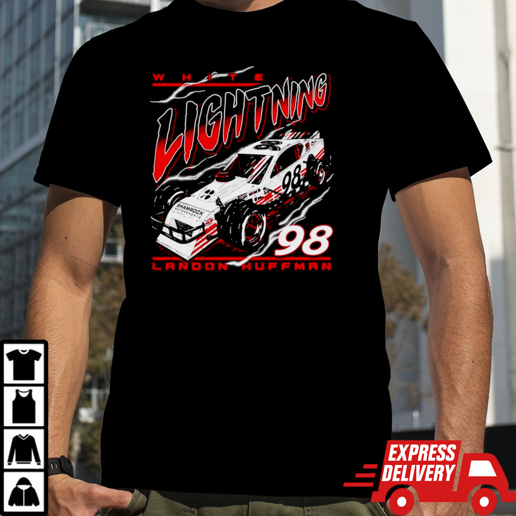 White Lightning Landon Huffman 2024 Modified Tour graphic shirt