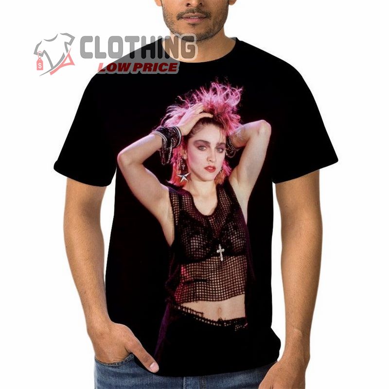 80S Madonna Punk Era T-Shirt, Collection For Men-Women-Madonna T-Shirts