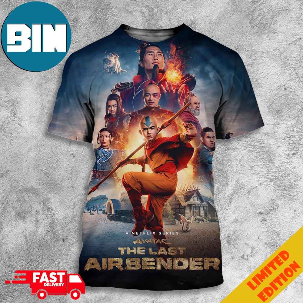 A Netflix Live Action Series Avatar The Last Airbender February 22 3D T-Shirt