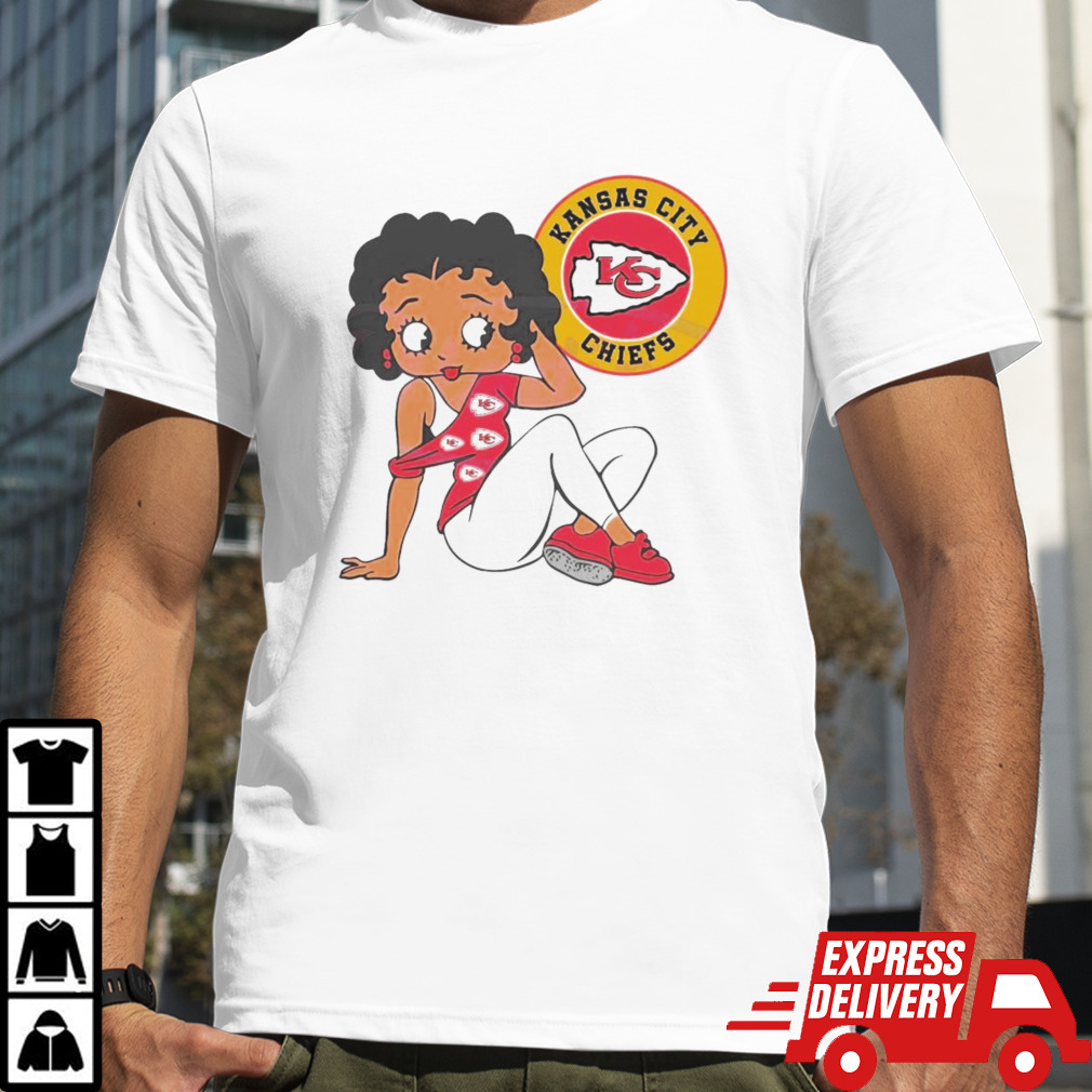 Betty Boop Kansas City Chiefs Logo Shirt