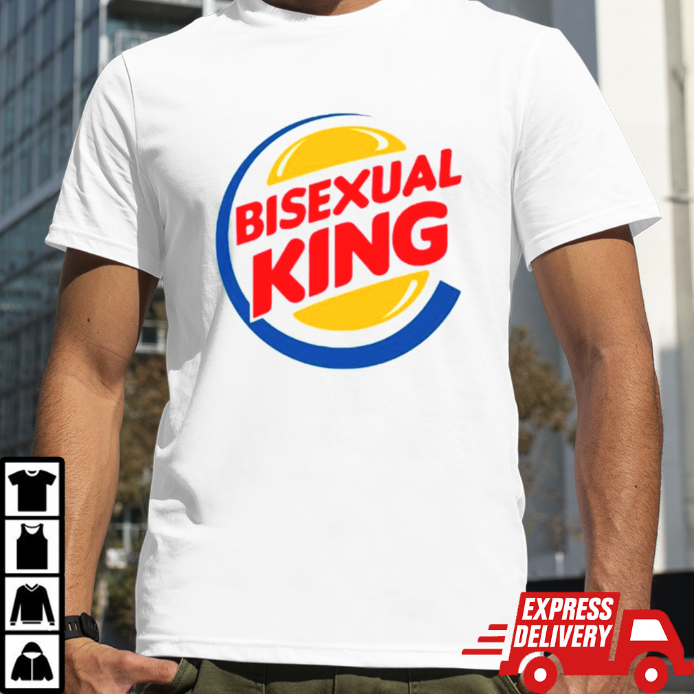 Bisexual king parody logo shirt