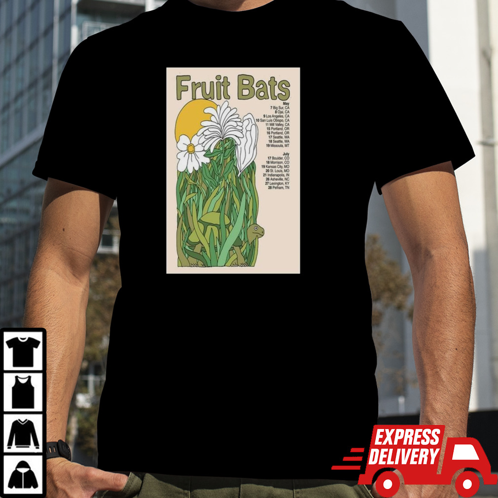 Fruit Bats May & July Tour 2024 Shirt