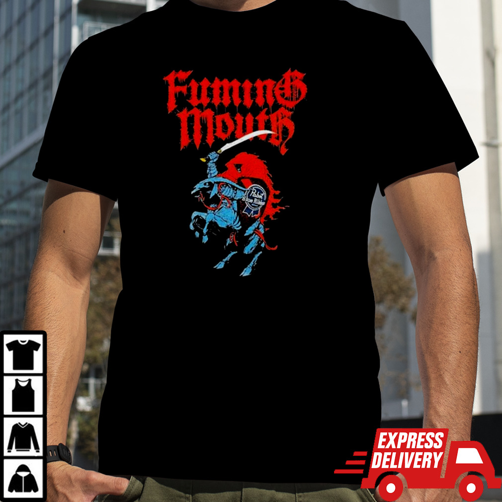 Fuming Mouth Pabst Blue Ribbon Collab I’ll Find You T-shirt