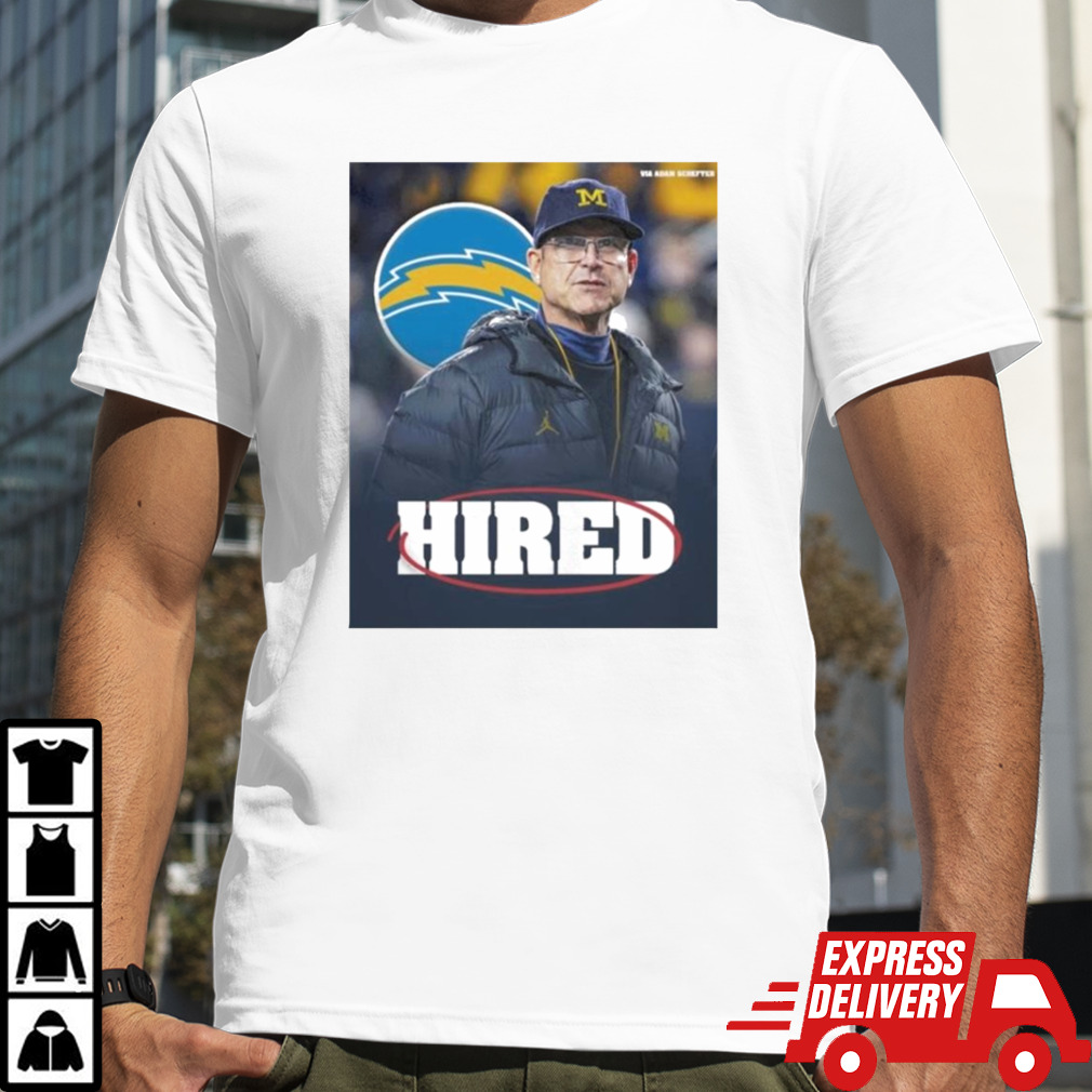 Jim Harbaugh welcome to Los Angeles Chargers Shirt