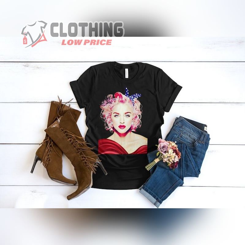 Madonna Retro T-Shirt, Madonna Vintage 90'S Shirt, Celebration Tour T-Shirt,