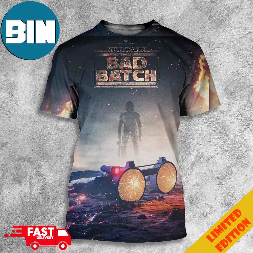 Revolution Requires A Spark The Bad Batch Star Wars 3D T-Shirt