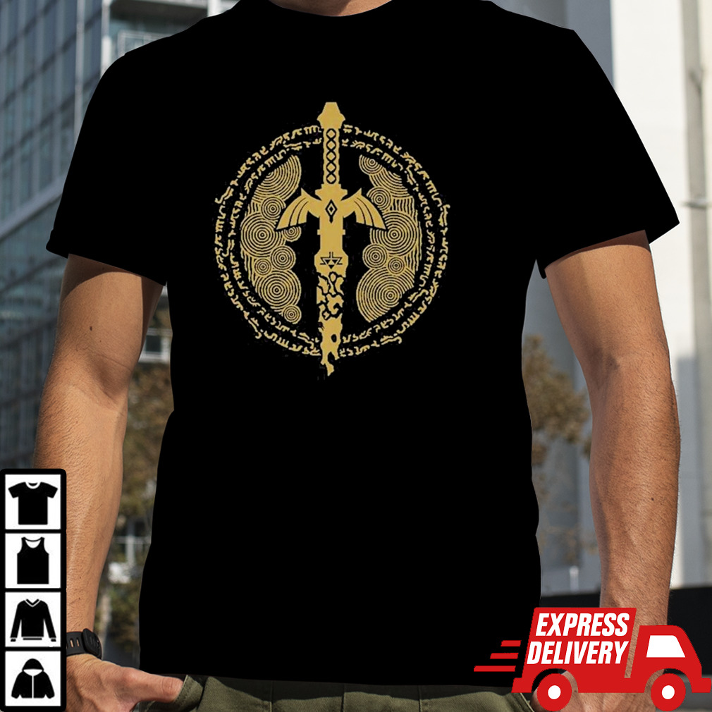 The Legend Of Zelda Tears Kingdom Master Sword Logo Shirt