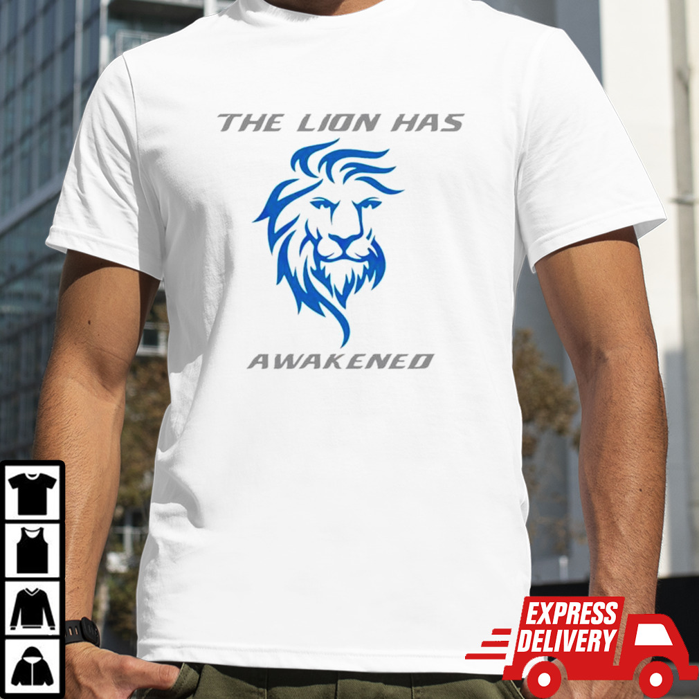 The Lions has awakened Detroit Football shirt