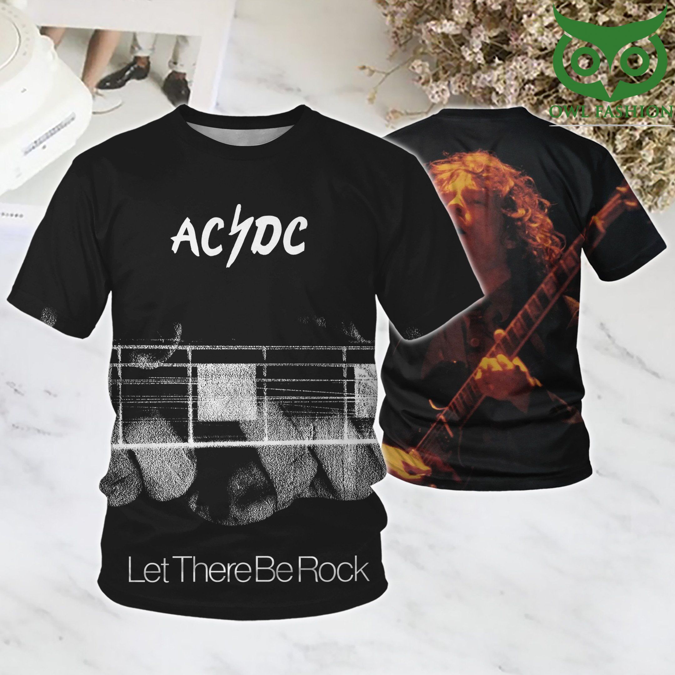 ACDC Let there be rock 3D T Shirt