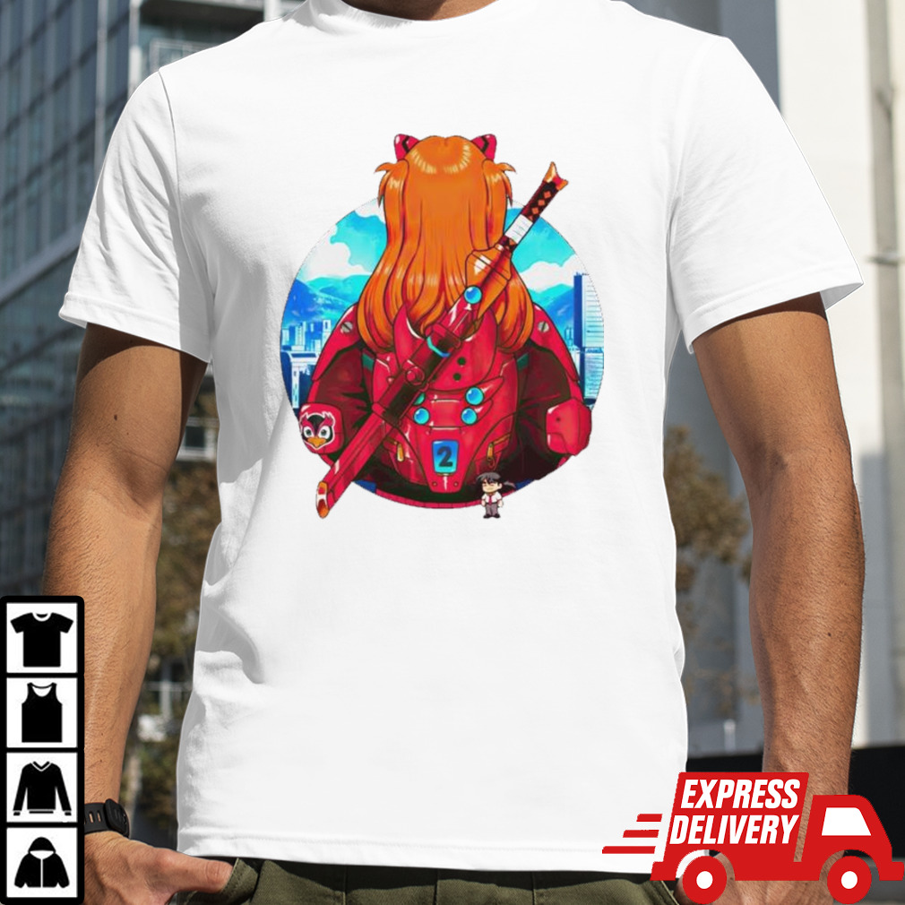 Asuka Neon Genesis Evangelion second summer shirt