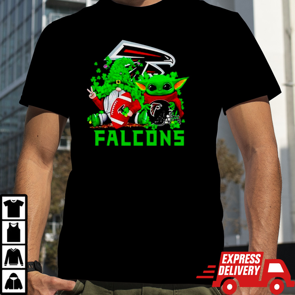 Atlanta Falcons Baby Yoda Happy St.Patrick’s Day Shamrock shirt