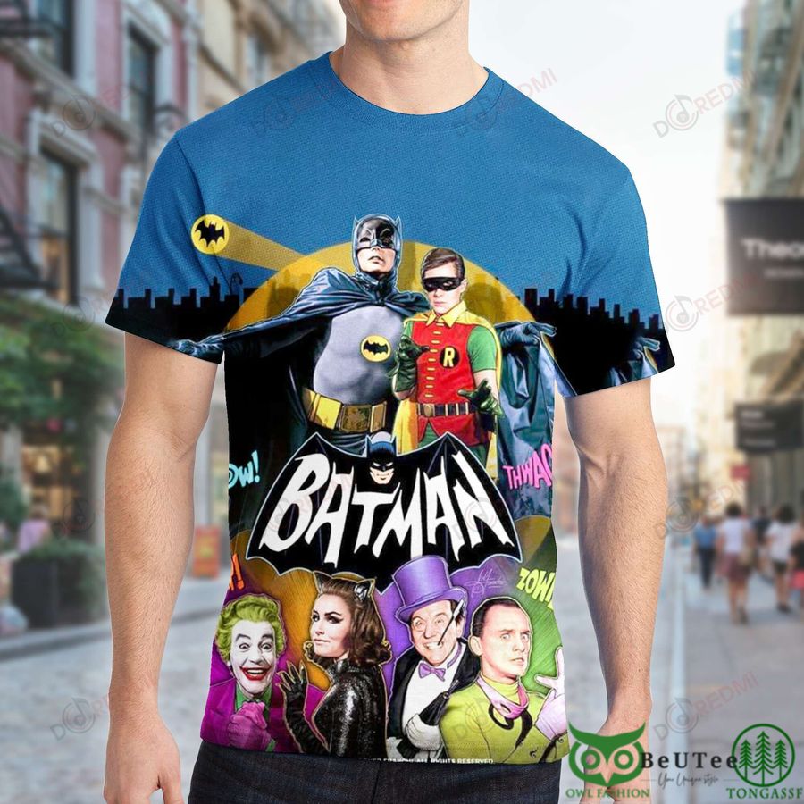 Batman Robin Joker Blue 3D T-shirt