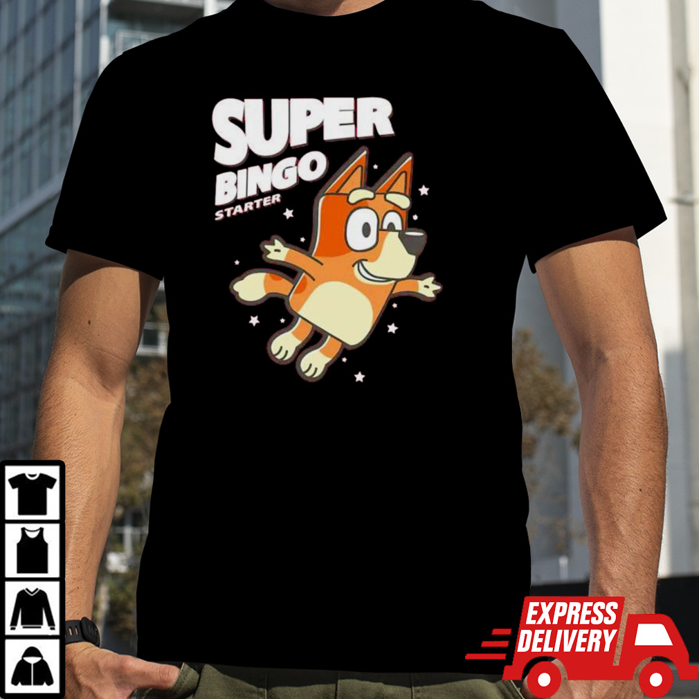 Chilli Heeler Bluey super bingo starter shirt