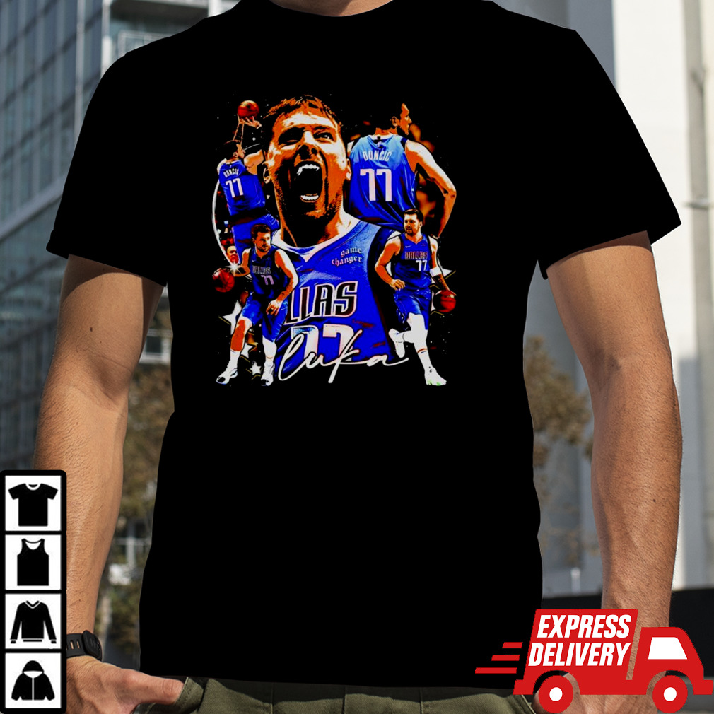 Dallas Mavericks Luka Doncic graphic poster shirt