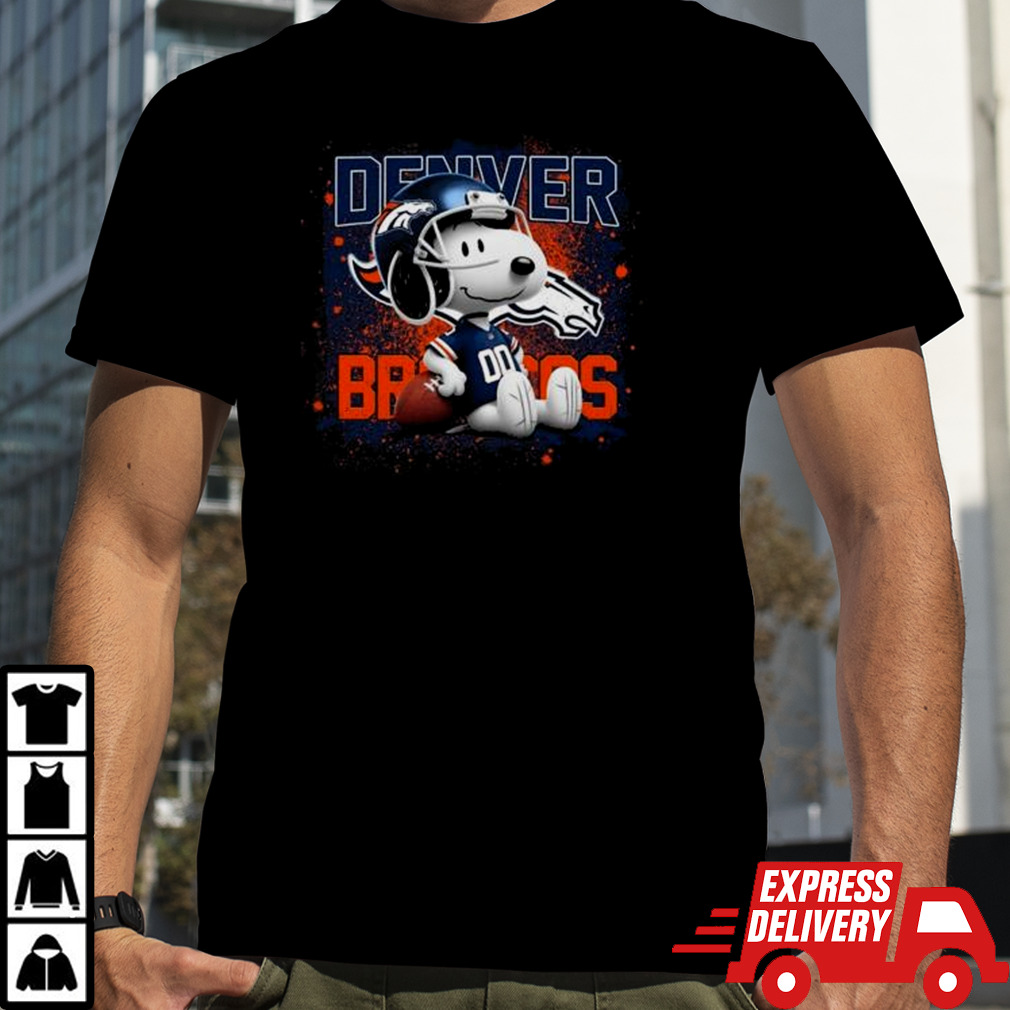 Denver Broncos Mix Snoopy T-shirt