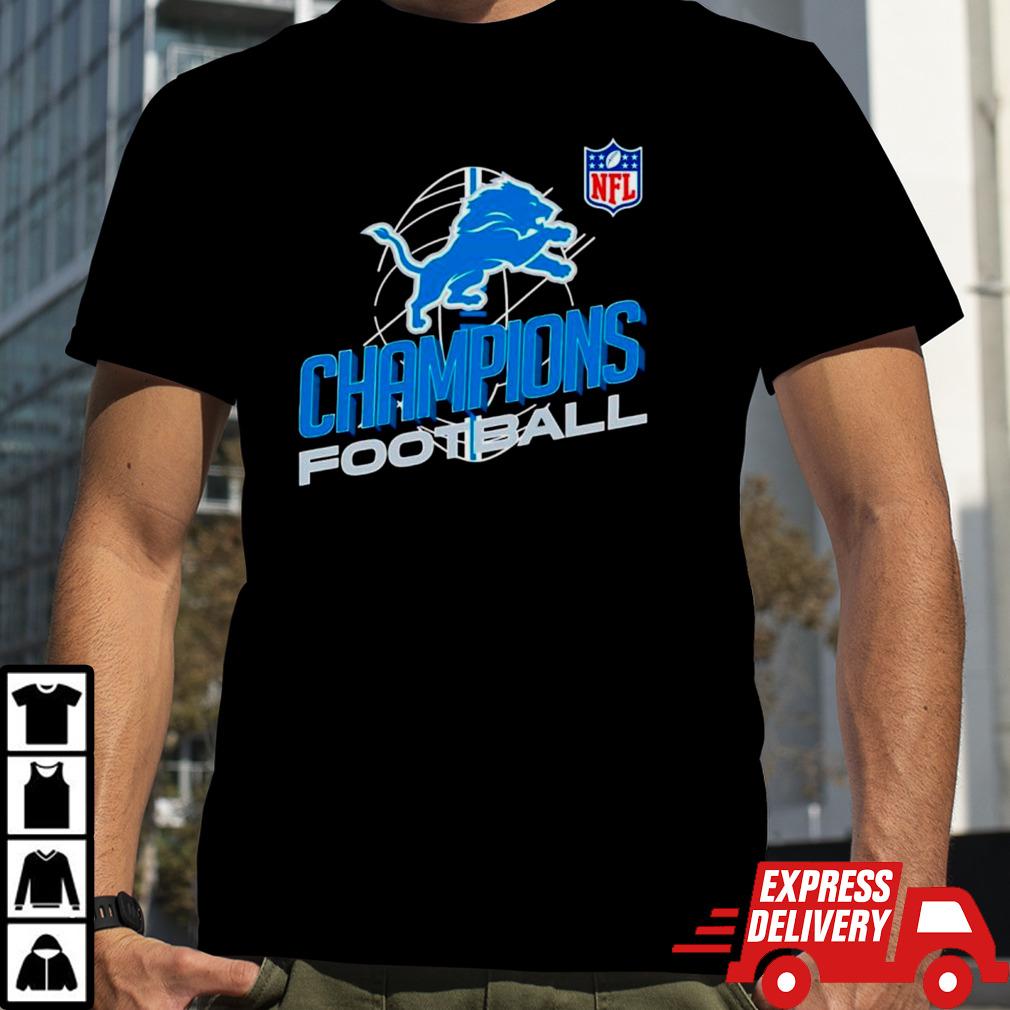 Detroit Lions Champions football logo shirt