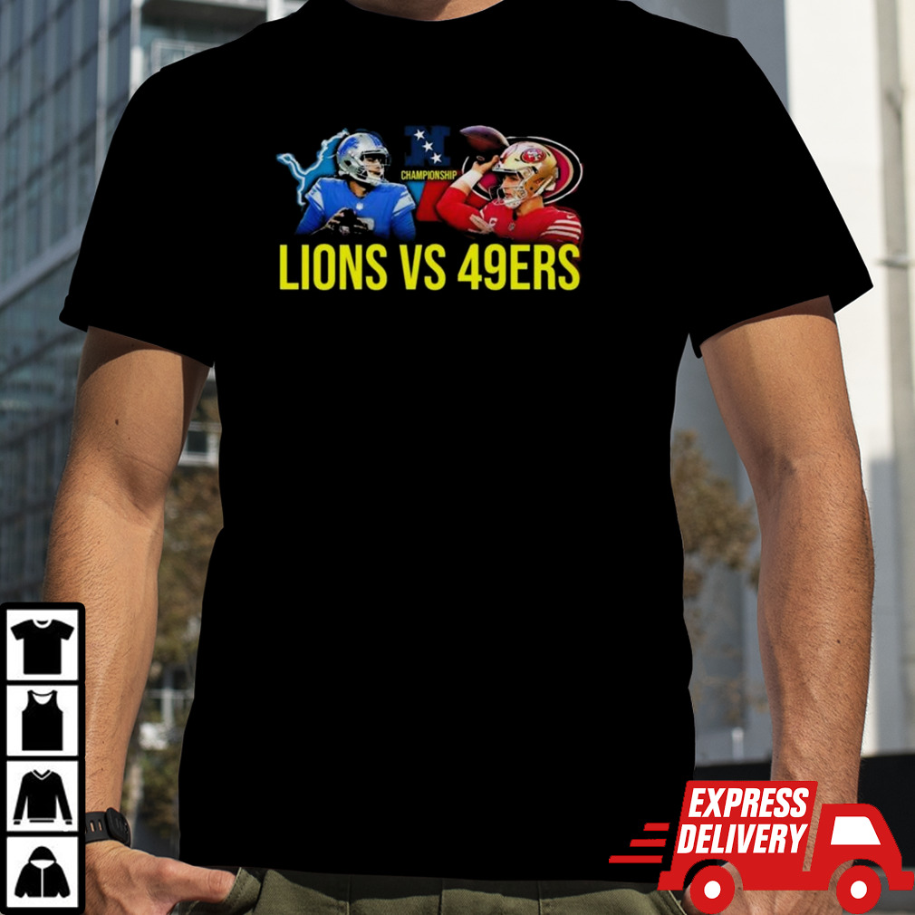 Detroit Lions Vs. San Francisco 49ers Nfc Championship 2024 T-shirt