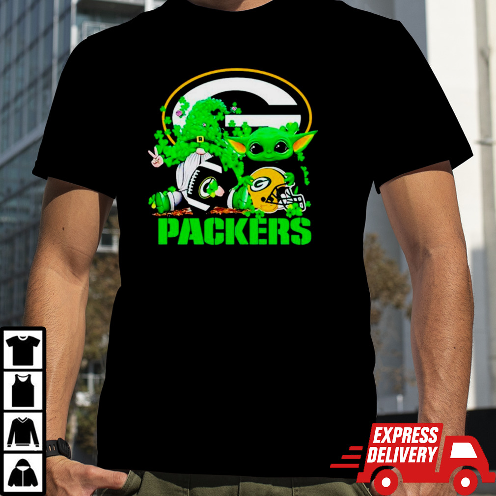 Green Bay Packers Baby Yoda Happy St.Patrick’s Day Shamrock shirt