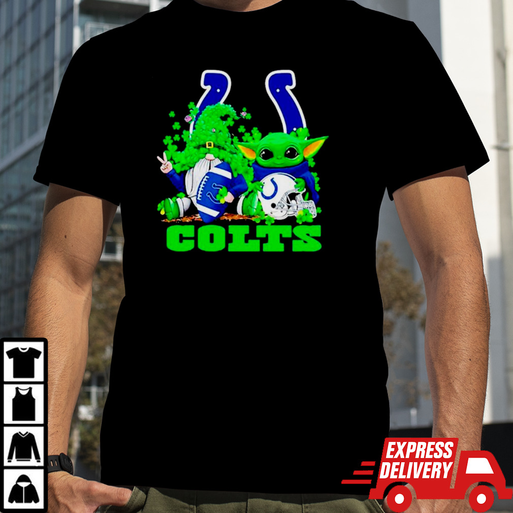 Indianapolis Colts Baby Yoda Happy St.Patrick’s Day Shamrock shirt