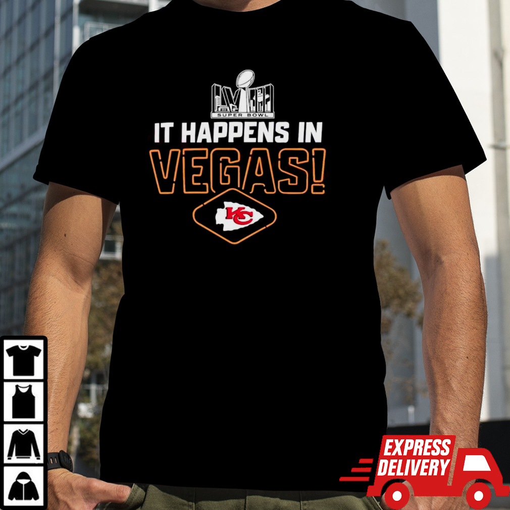 It happens in Vegas Chiefs Super Bowl LVIII shirt