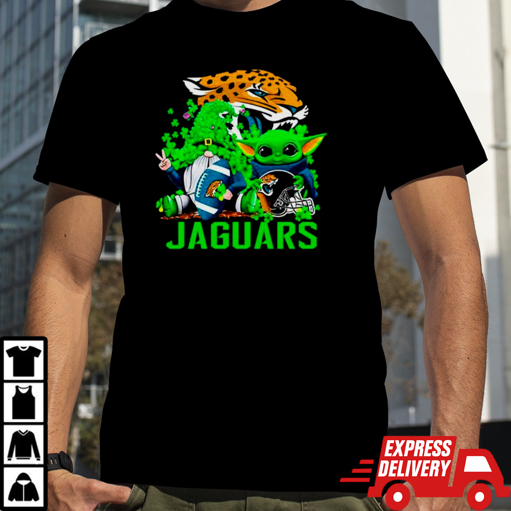 Jacksonville Jaguars Baby Yoda Happy St.Patrick’s Day Shamrock shirt