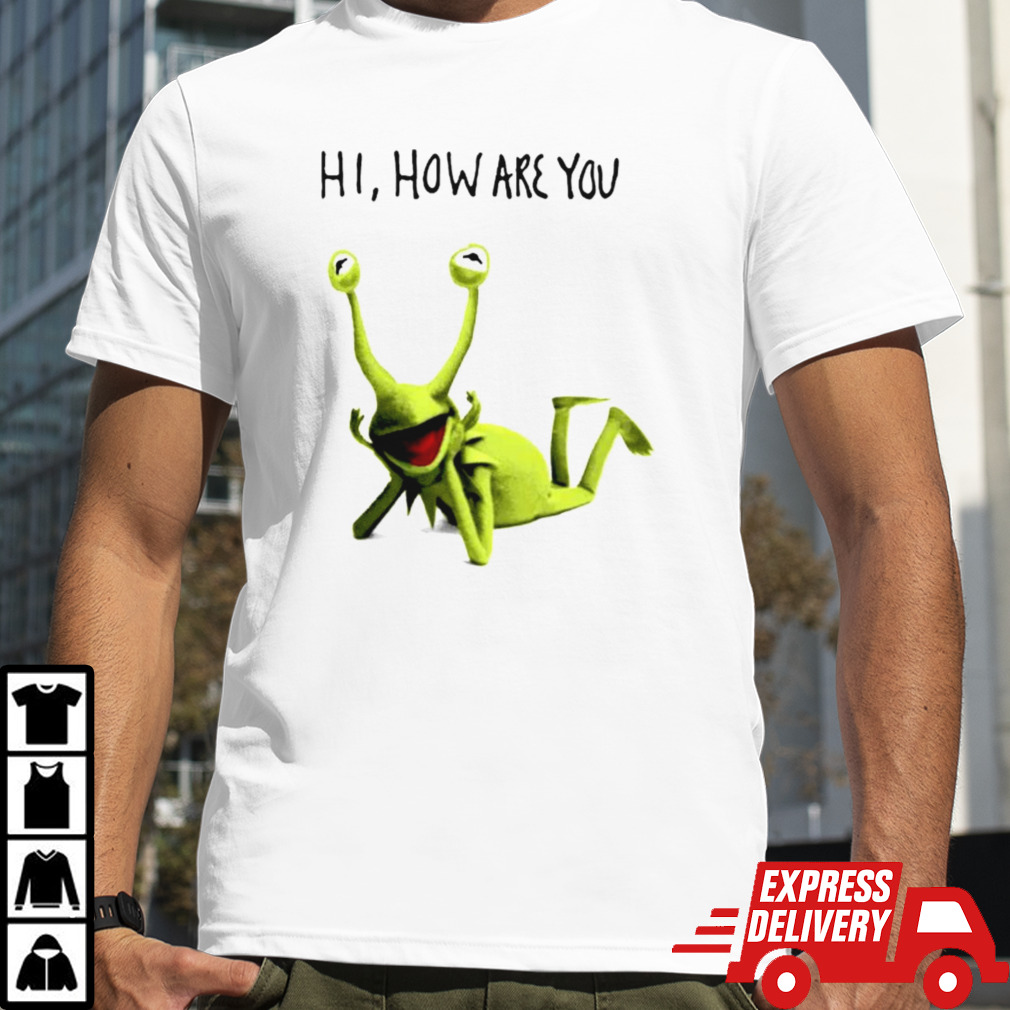 Kermit frog hi how are you shirt