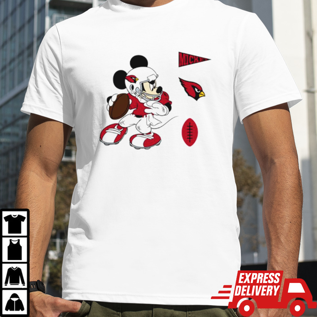 Mickey mouse player Arizona Cardinals Disney football shirt