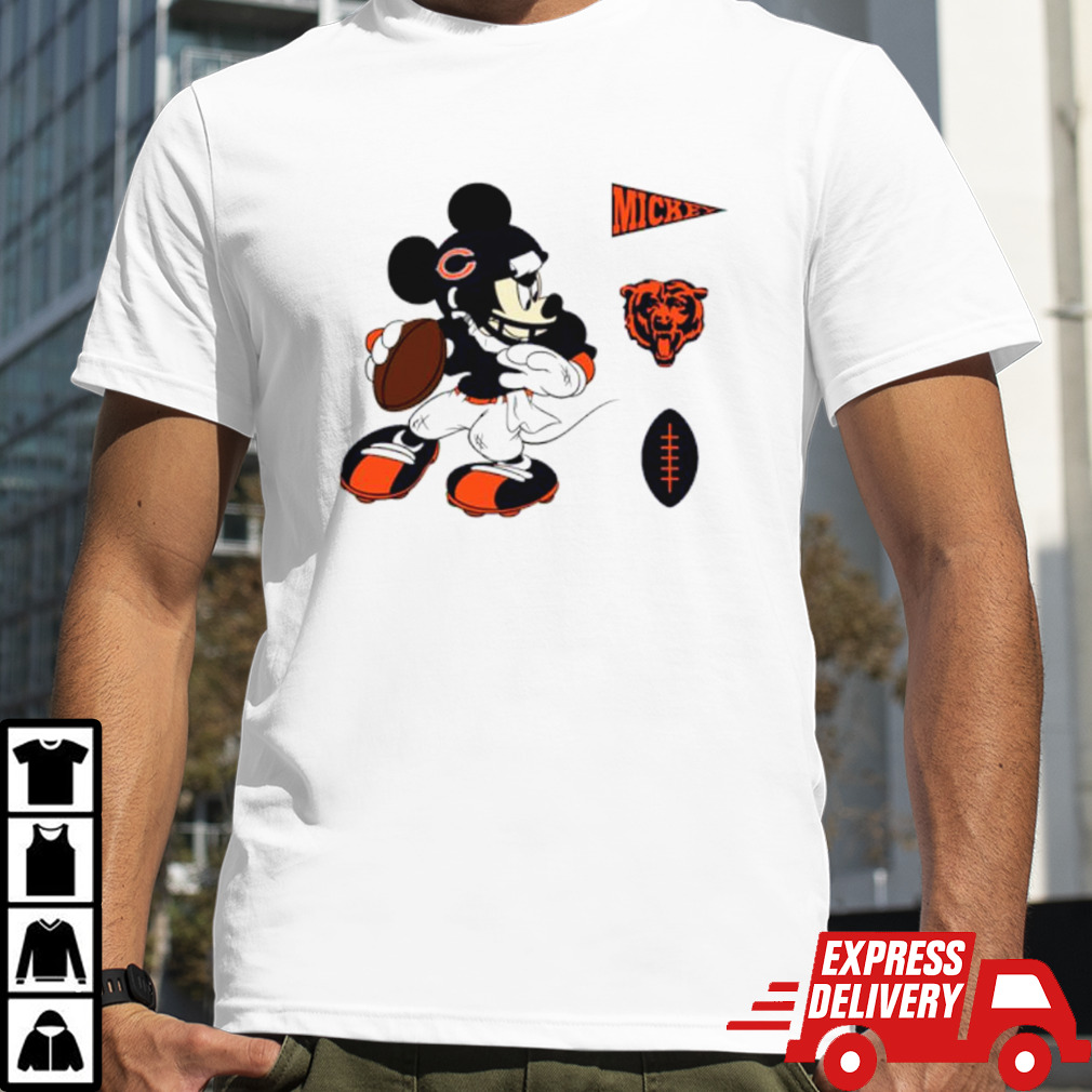 Mickey mouse player Chicago Bears Disney football shirt