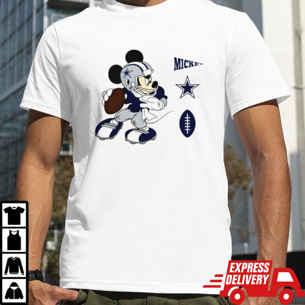 Mickey mouse player Dallas Cowboys Disney football shirt