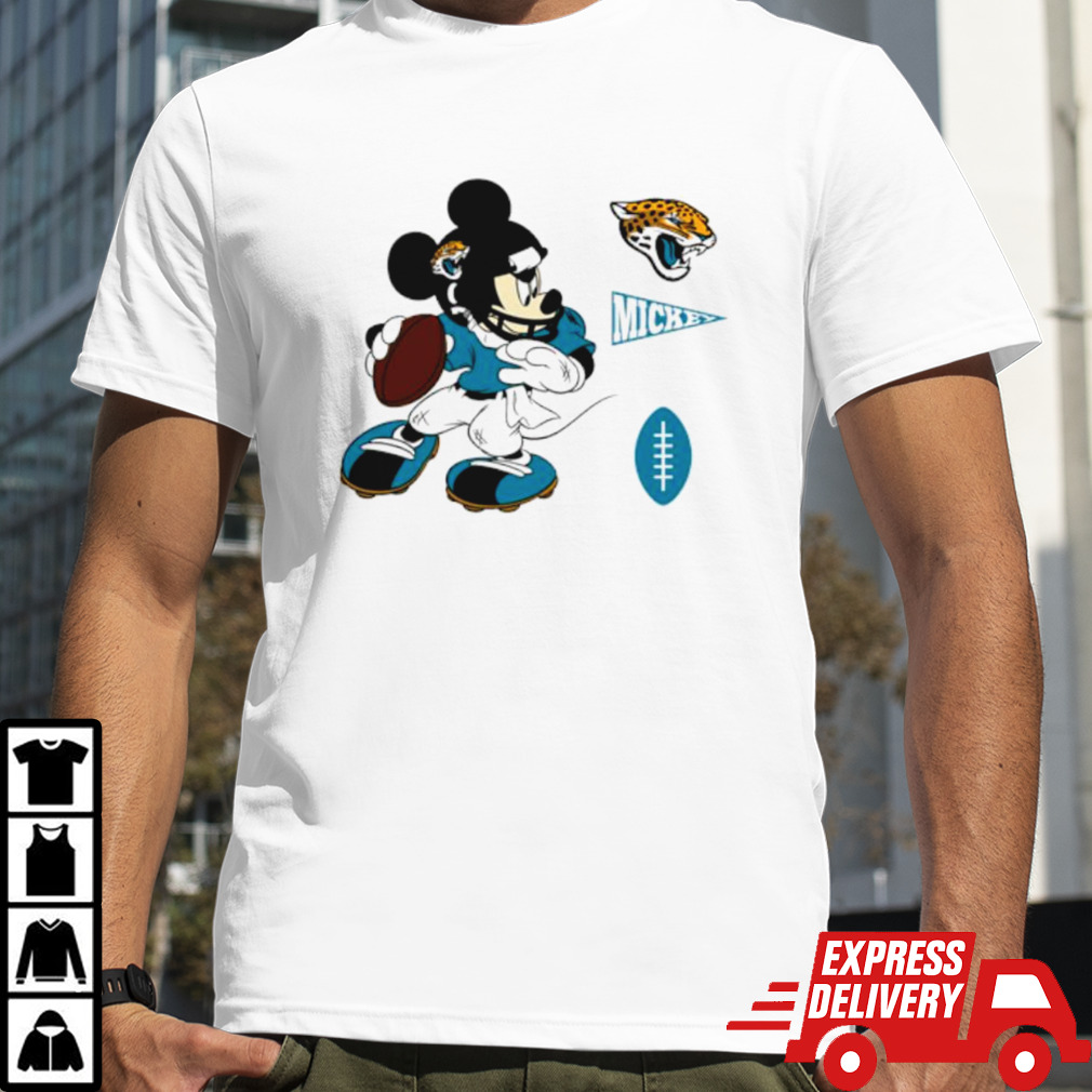 Mickey mouse player Jacksonville Jaguars Disney football shirt