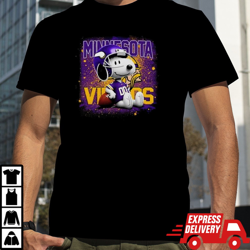 Minnesota Vikings Mix Snoopy T-shirt