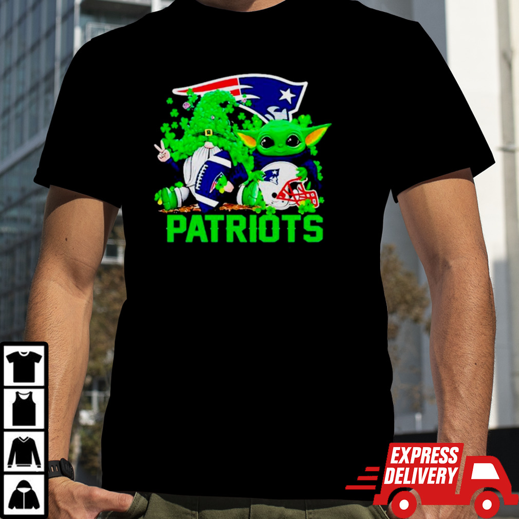 New England Patriots Baby Yoda Happy St.Patrick’s Day Shamrock shirt