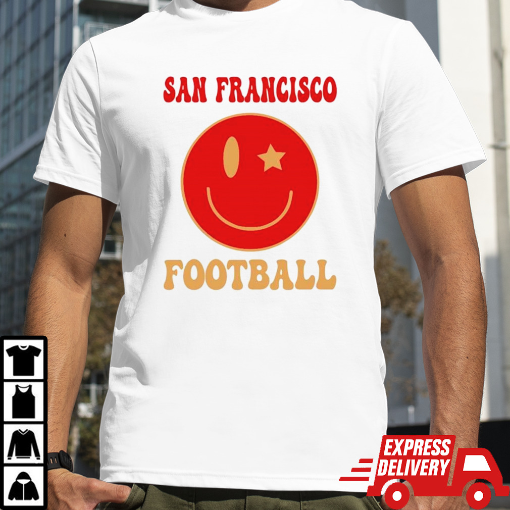 San Francisco Football smile face shirt