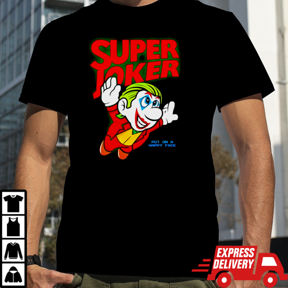 Super Joker happy face shirt