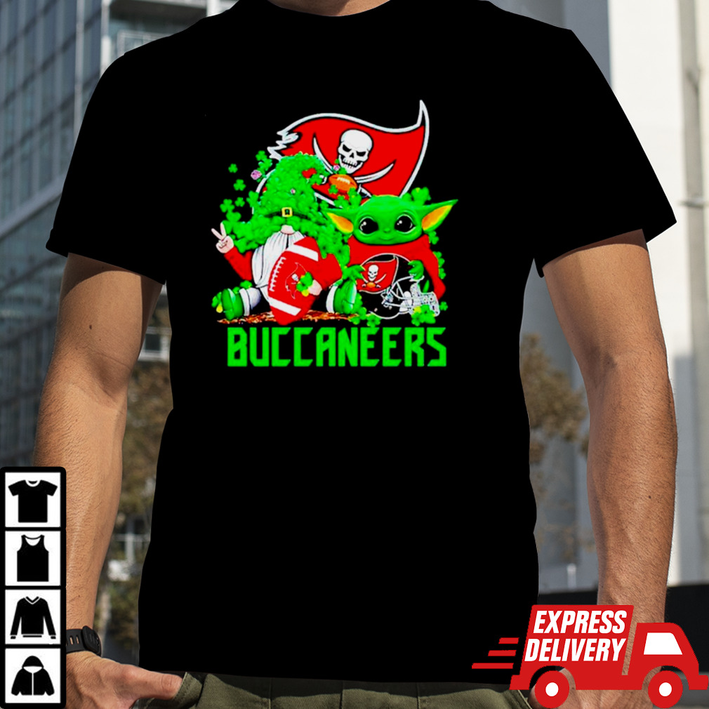 Tampa Bay Buccaneers Baby Yoda Happy St.Patrick’s Day Shamrock shirt