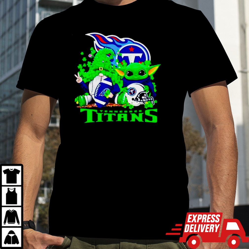 Tennessee Titans Baby Yoda Happy St.Patrick’s Day Shamrock shirt