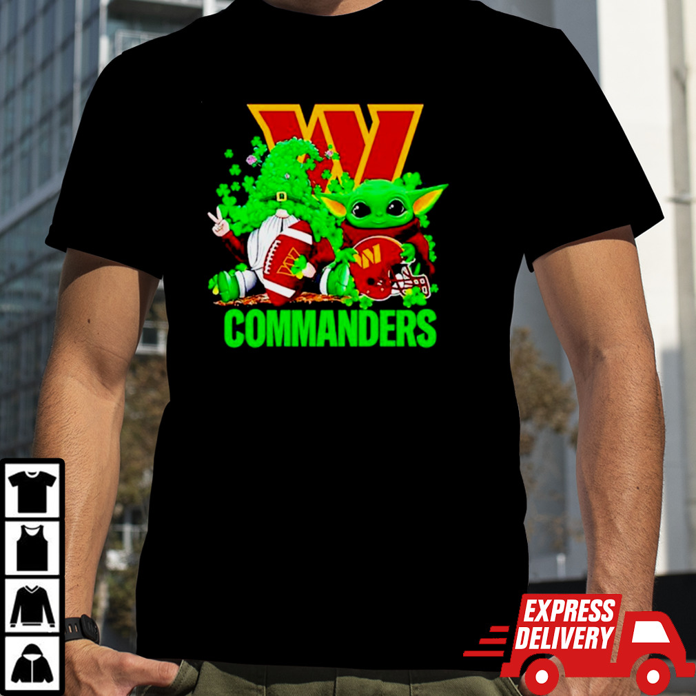 Washington Commanders Baby Yoda Happy St.Patrick’s Day Shamrock shirt