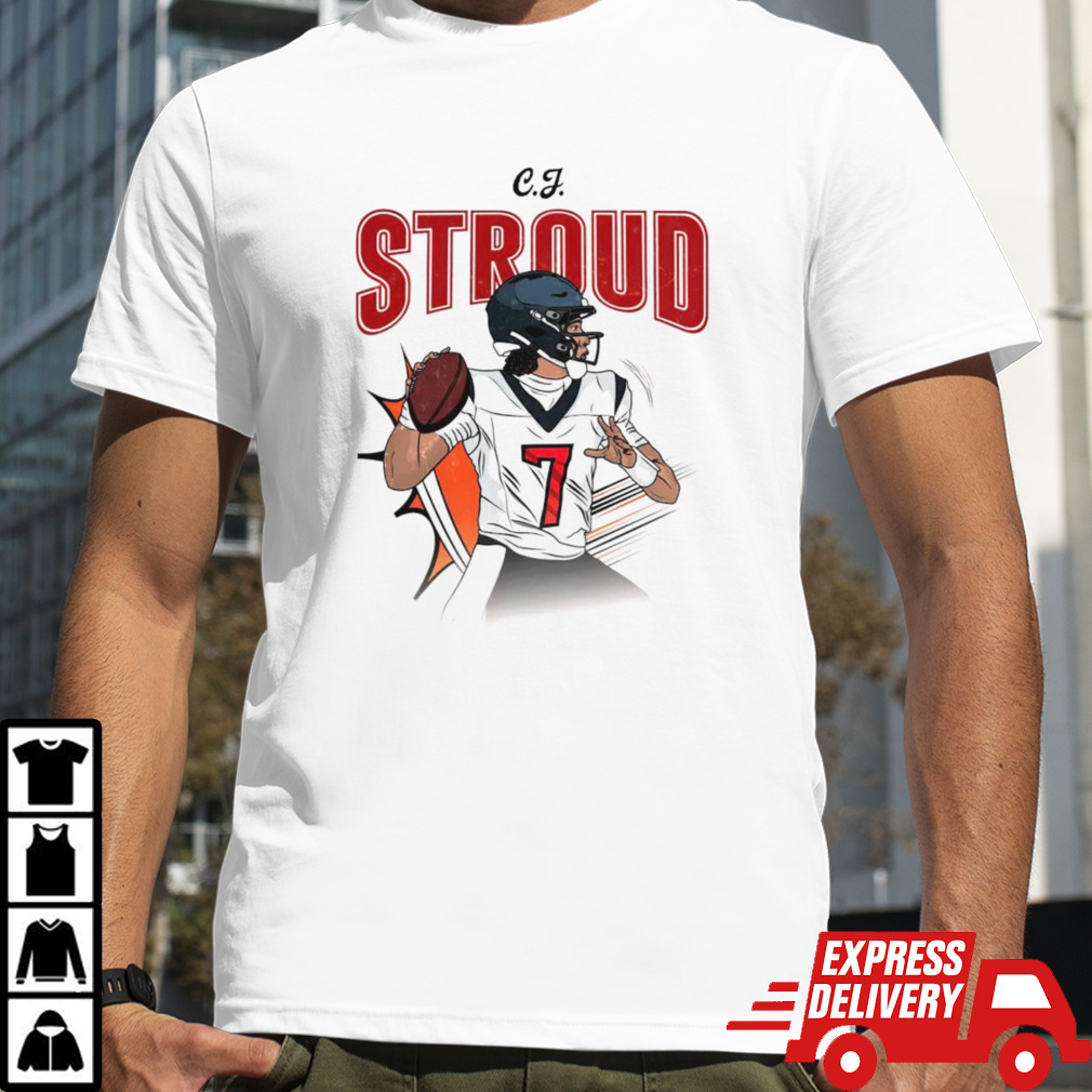 C.J. Stroud heavyweight cartoon shirt