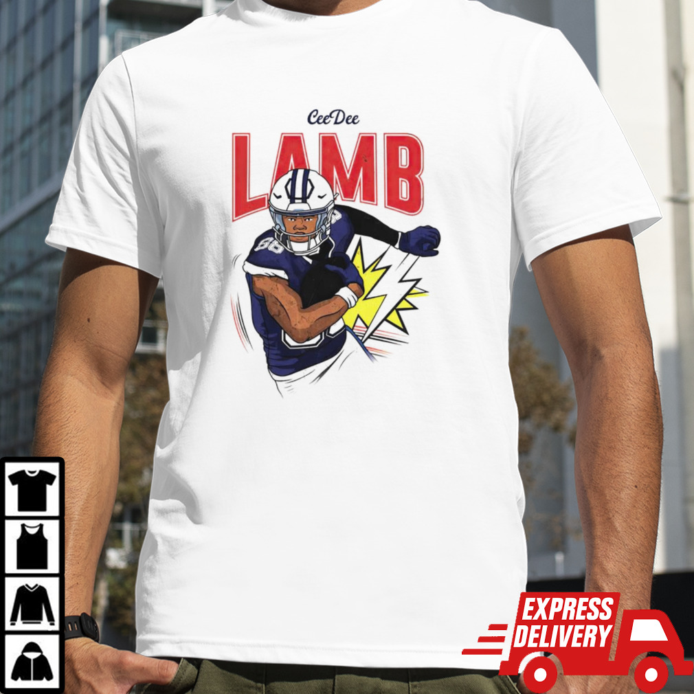 CeeDee Lamb heavyweight cartoon shirt