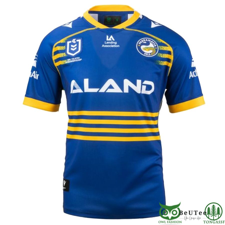 Custom Name Number 2022 Parramatta Eels NRL Home Jersey 3D T-shirt