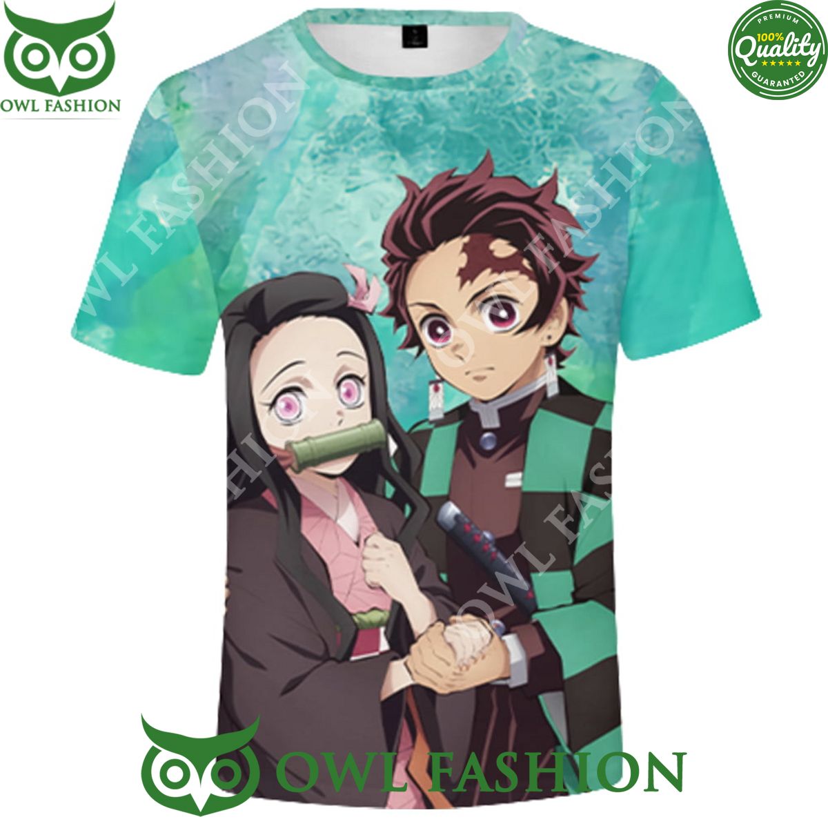 Demon Slayer Anime Kimetsu No Yaiba Premium 3D Tshirt