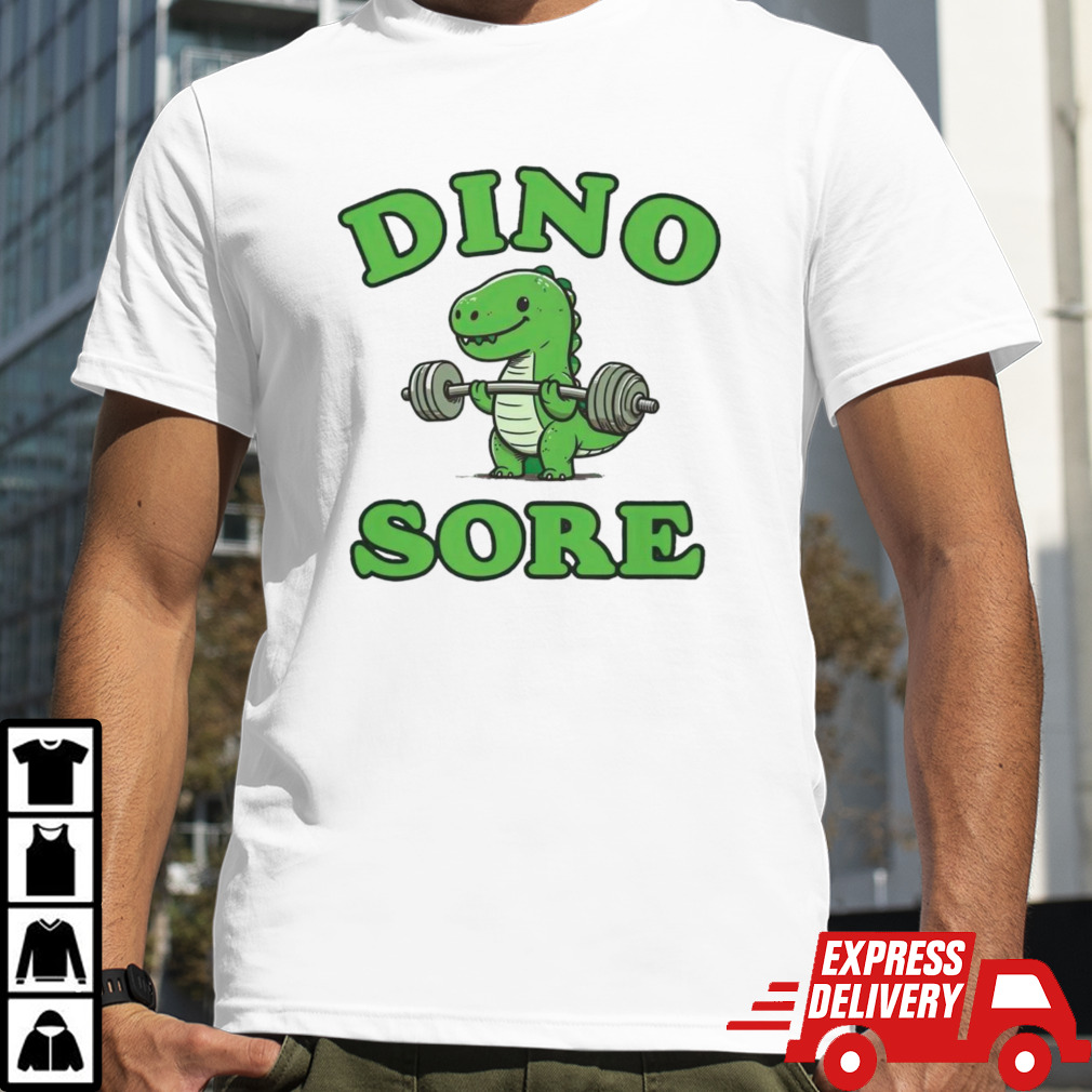 Dinosaur dino sore shirt